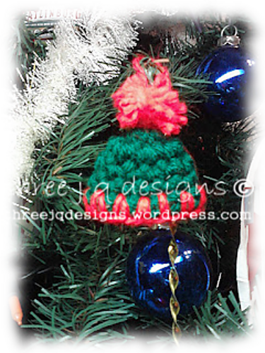 Christmas Beanie Ornament