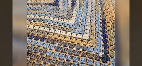 Modern Granny Shawl