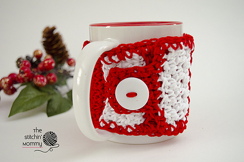 Candy Cane Striped Mug Cozy
