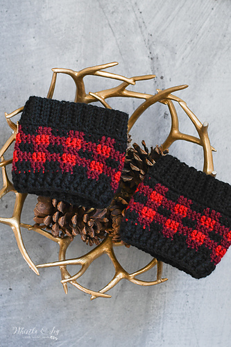 Plaid Boot Cuffs