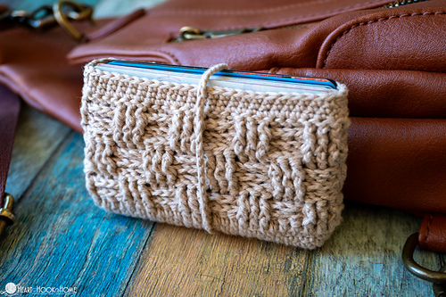 Basketweave Card Wallet