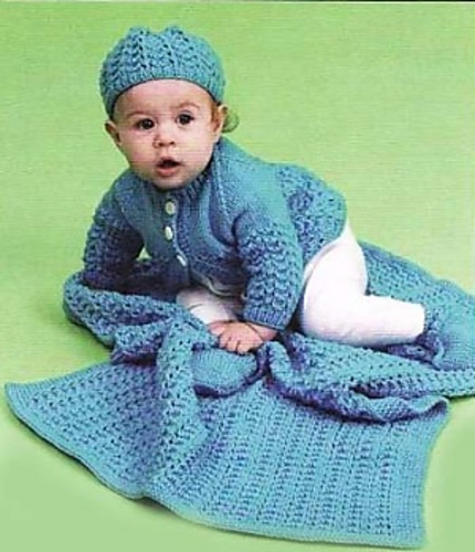 Aqua Layette Set / Lullaby Layette