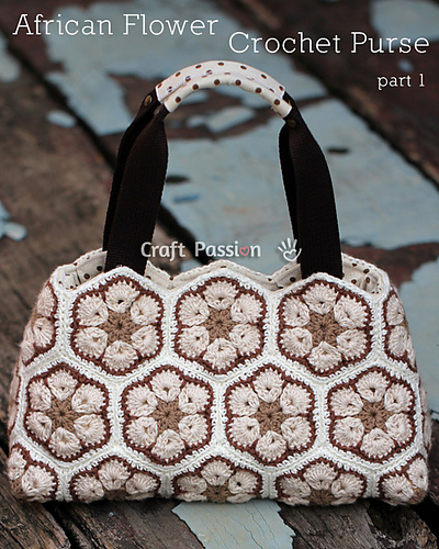 African Flower Purse