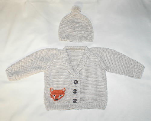 Baby Fox Sweater and Hat