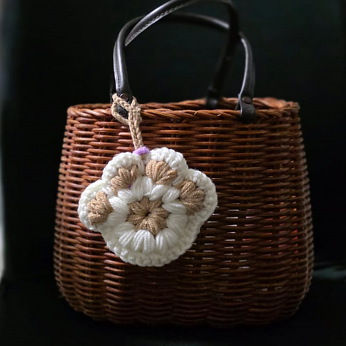 Paw Print Bag Charm