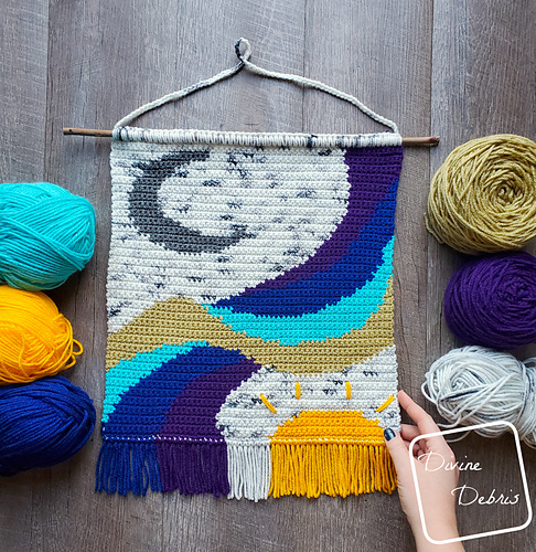 Follow the Moon Wall Hanging