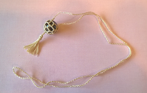 Crochet Marble Necklace