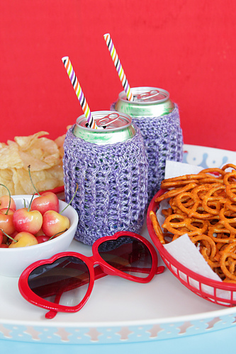 Ribbed Can Koozie