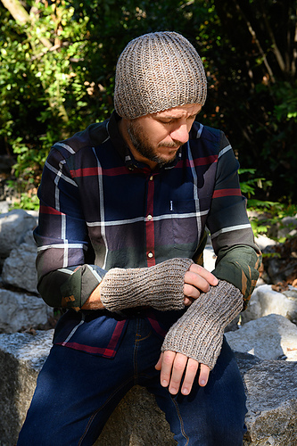 Men's Hat + Mitts Set