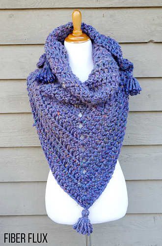 Snow Berries Blanket Shawl