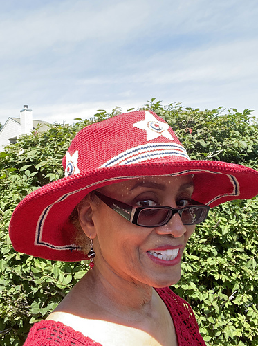 Red, White, and Blue Hat with Stars
