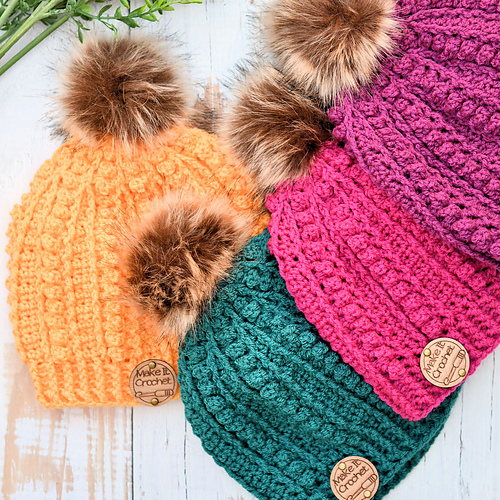 Popcorn Columns Hat