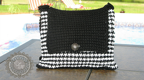 Hounds Tooth Tote