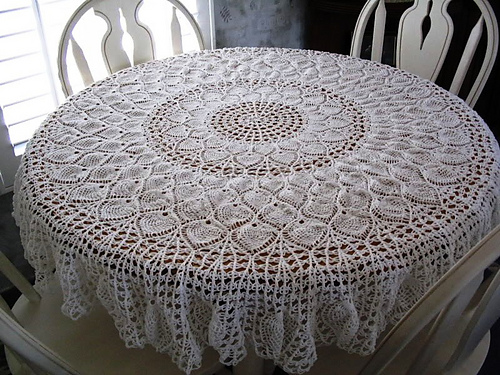 Pineapple Petals Tablecloth