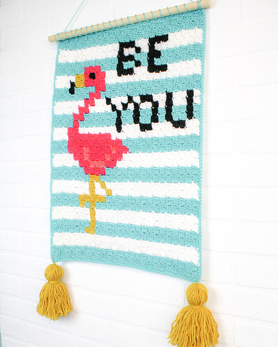Flamingo Wallhanging