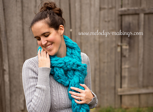 Braided Scarf ~ Crochet Version