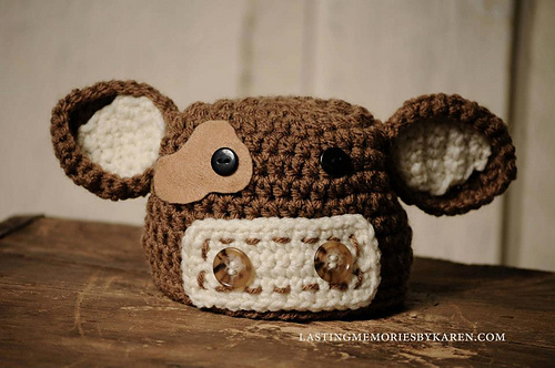 Cow hat and Diaper Cover