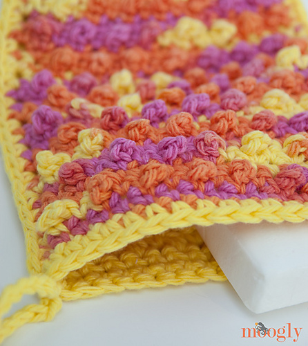 Pampering Picots Bath Mitt