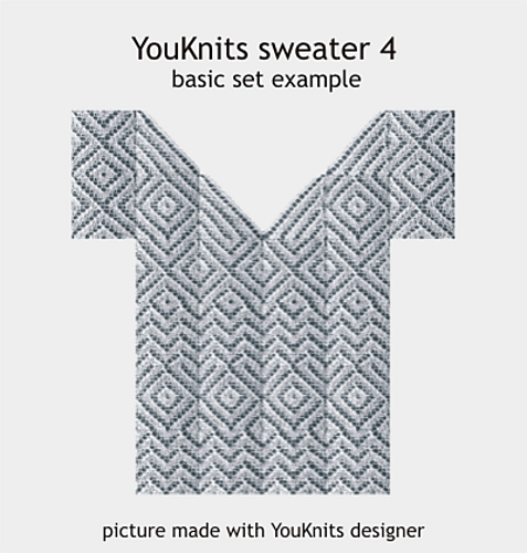 YouKnits lace example sweater 4